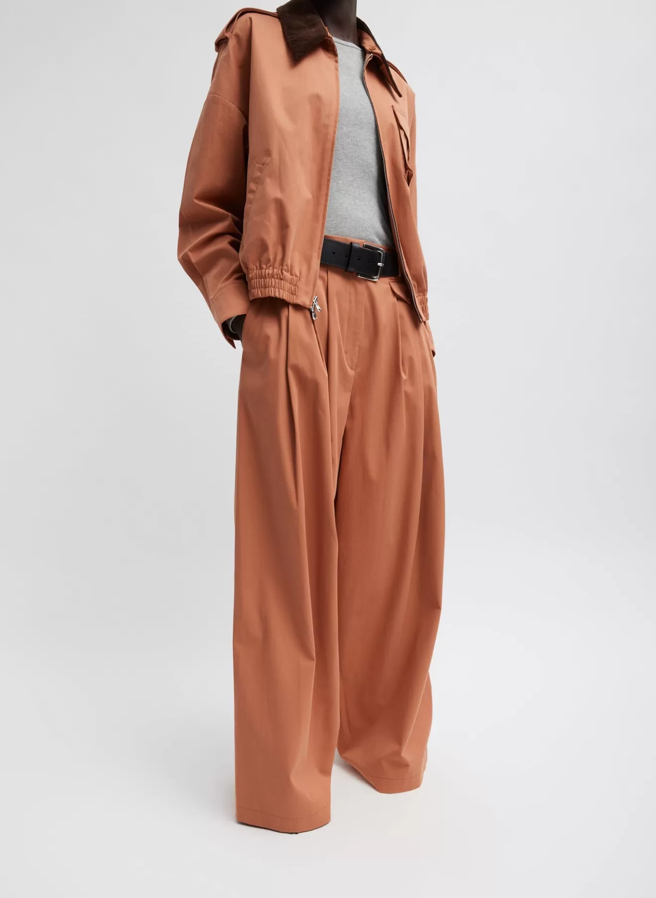 Best Sale Bio Twill Bomber Jacket With Removable Corduroy Collar Jackets & Outerwear