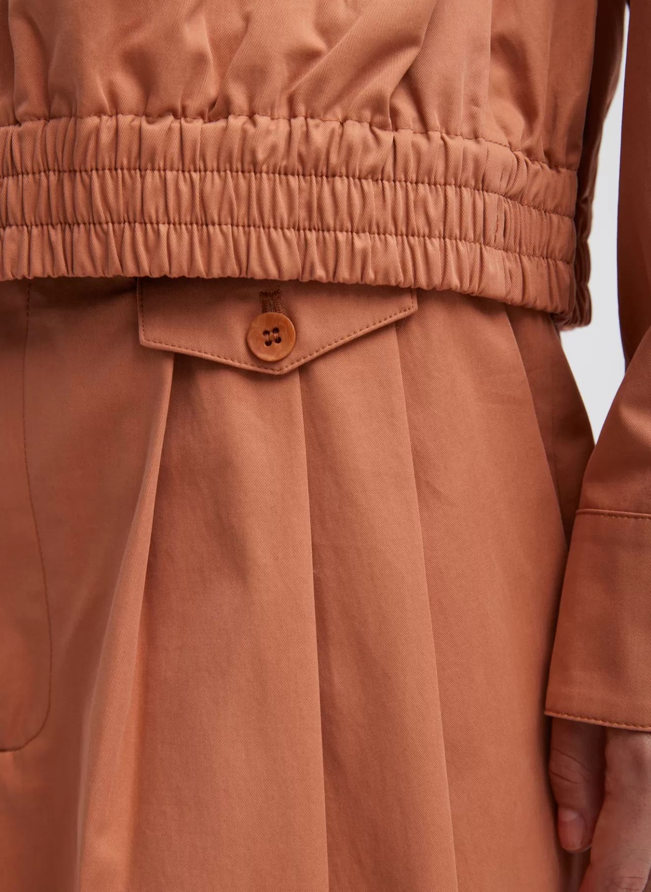 Best Sale Bio Twill Bomber Jacket With Removable Corduroy Collar Jackets & Outerwear