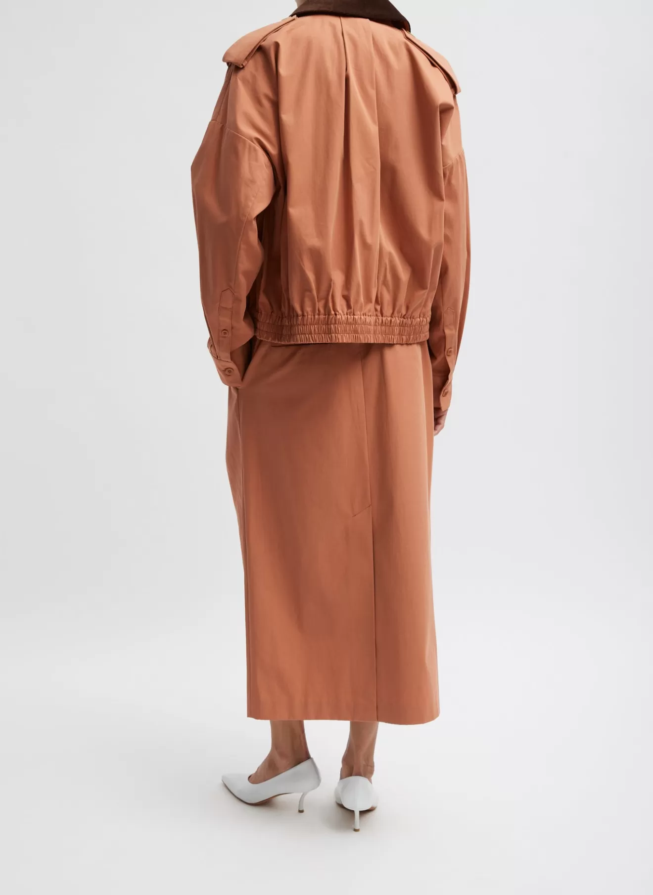 Best Sale Bio Twill Bomber Jacket With Removable Corduroy Collar Jackets & Outerwear