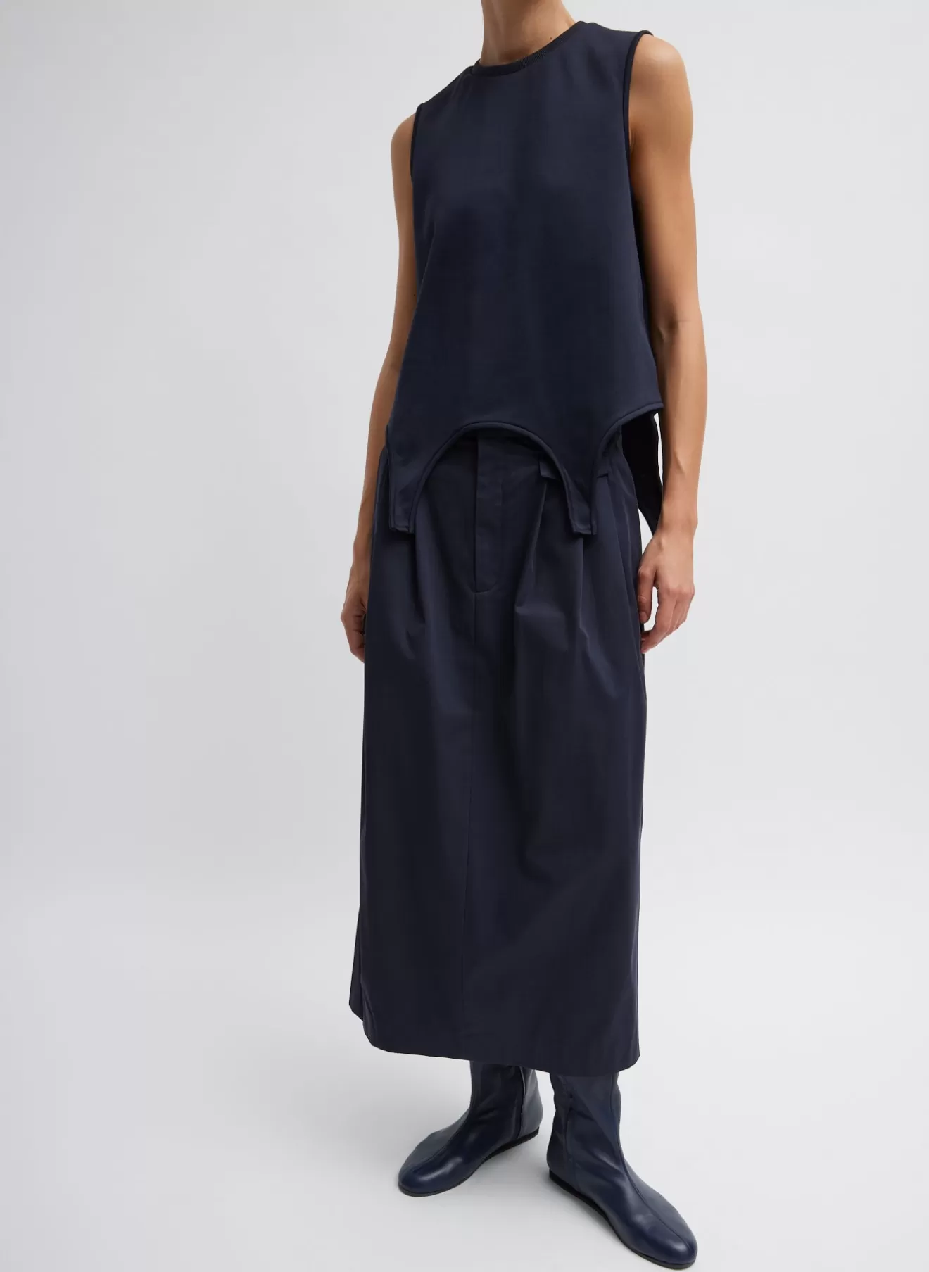 Shop Bio Twill Triple Pleat Skirt Skirts