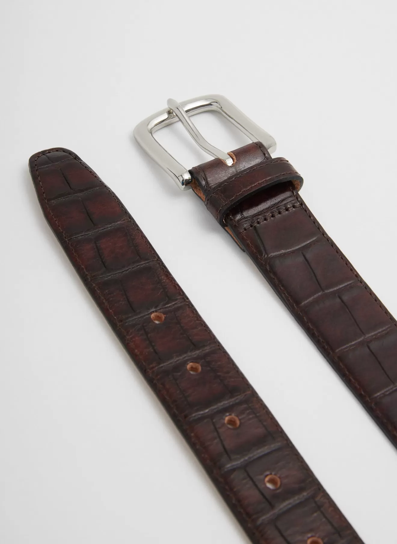 Store Classic Men's Croc Leather Belt Fundamentals | Belts