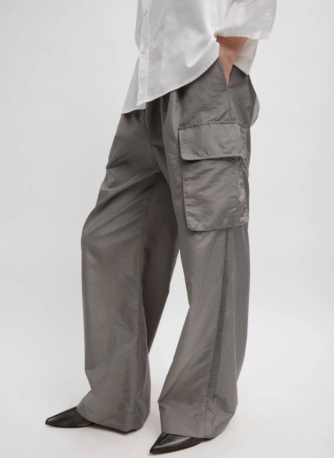 Online Crispy Nylon Stella Pleated Cargo Pant Pants & Shorts | Fundamentals