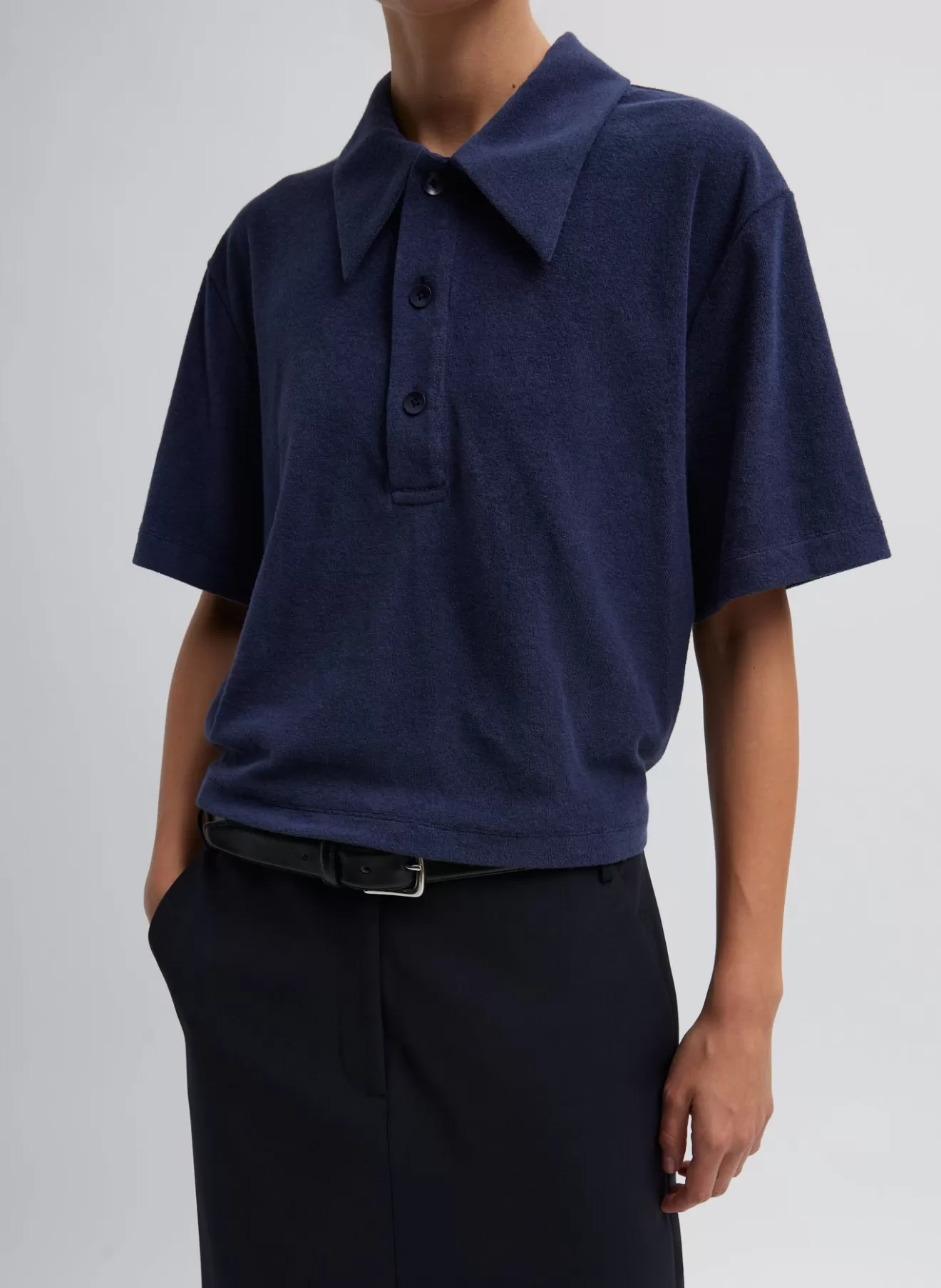 Clearance Dry Loop Terry Easy Polo Tops | Knitwear & Sweatshirts