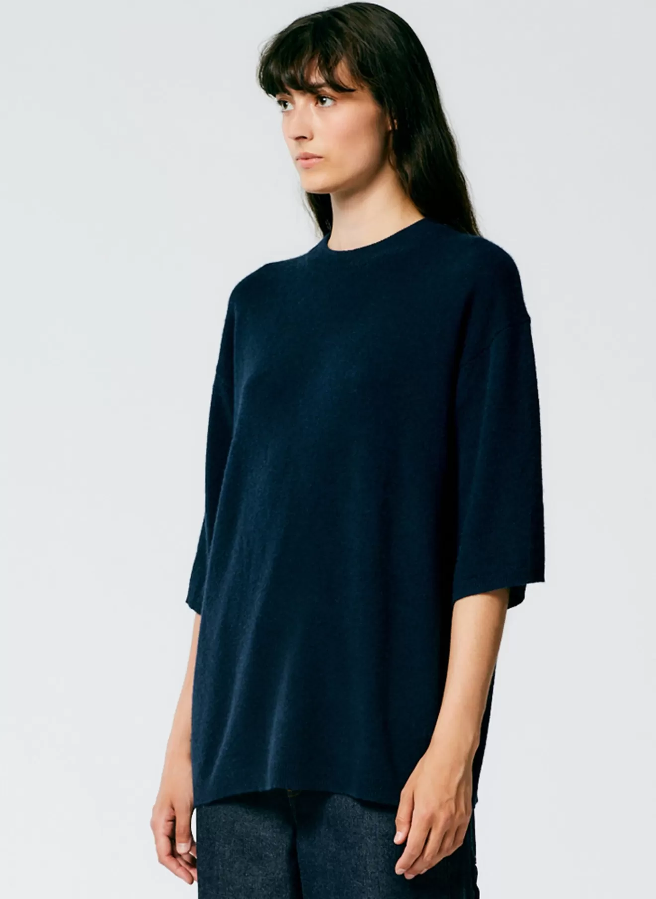 Best Feather Weight Cashmere Oversized Easy T-Shirt Knitwear & Sweatshirts | Fundamentals