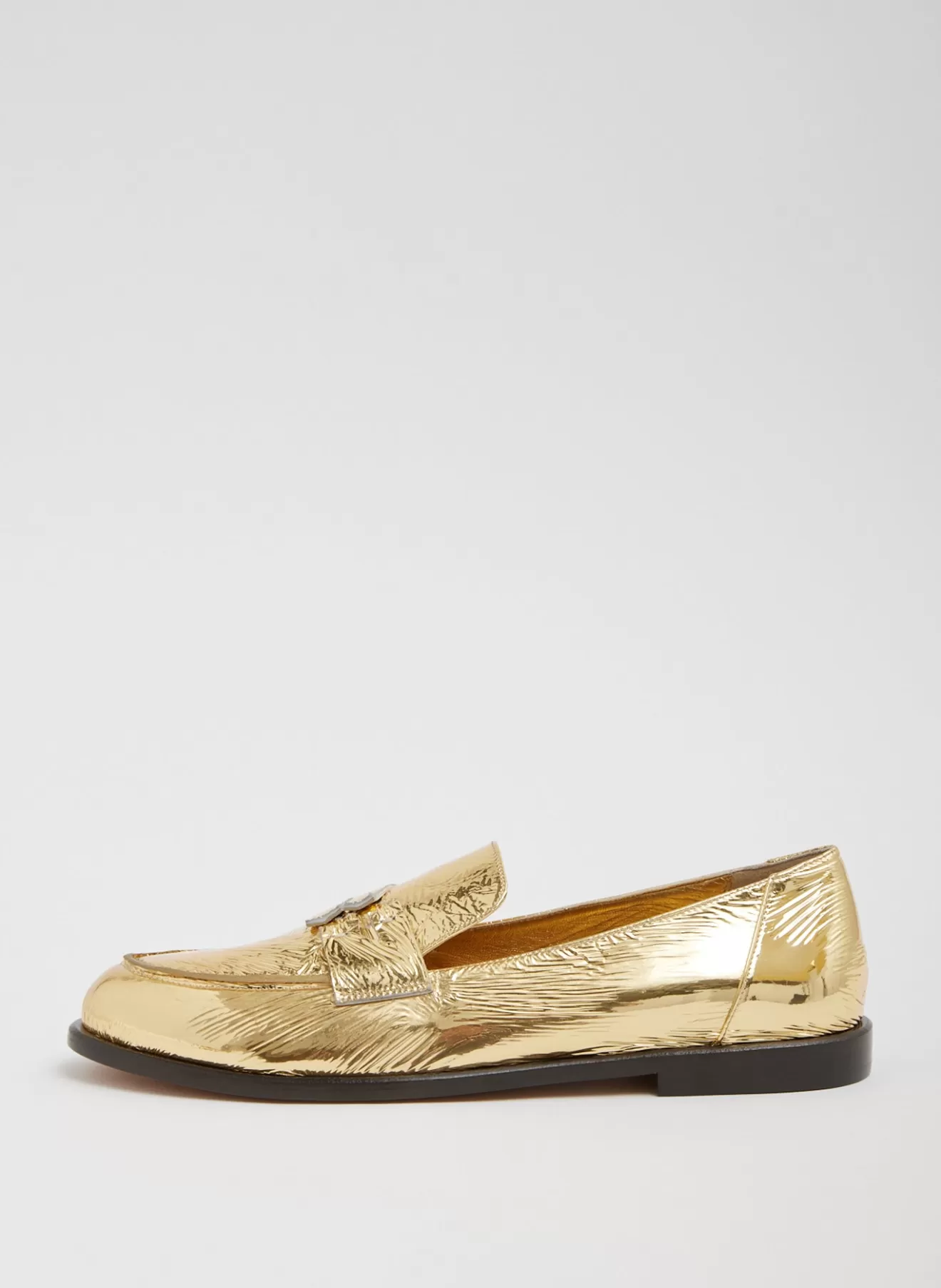 Shop Nacho Metallic Loafer Flats