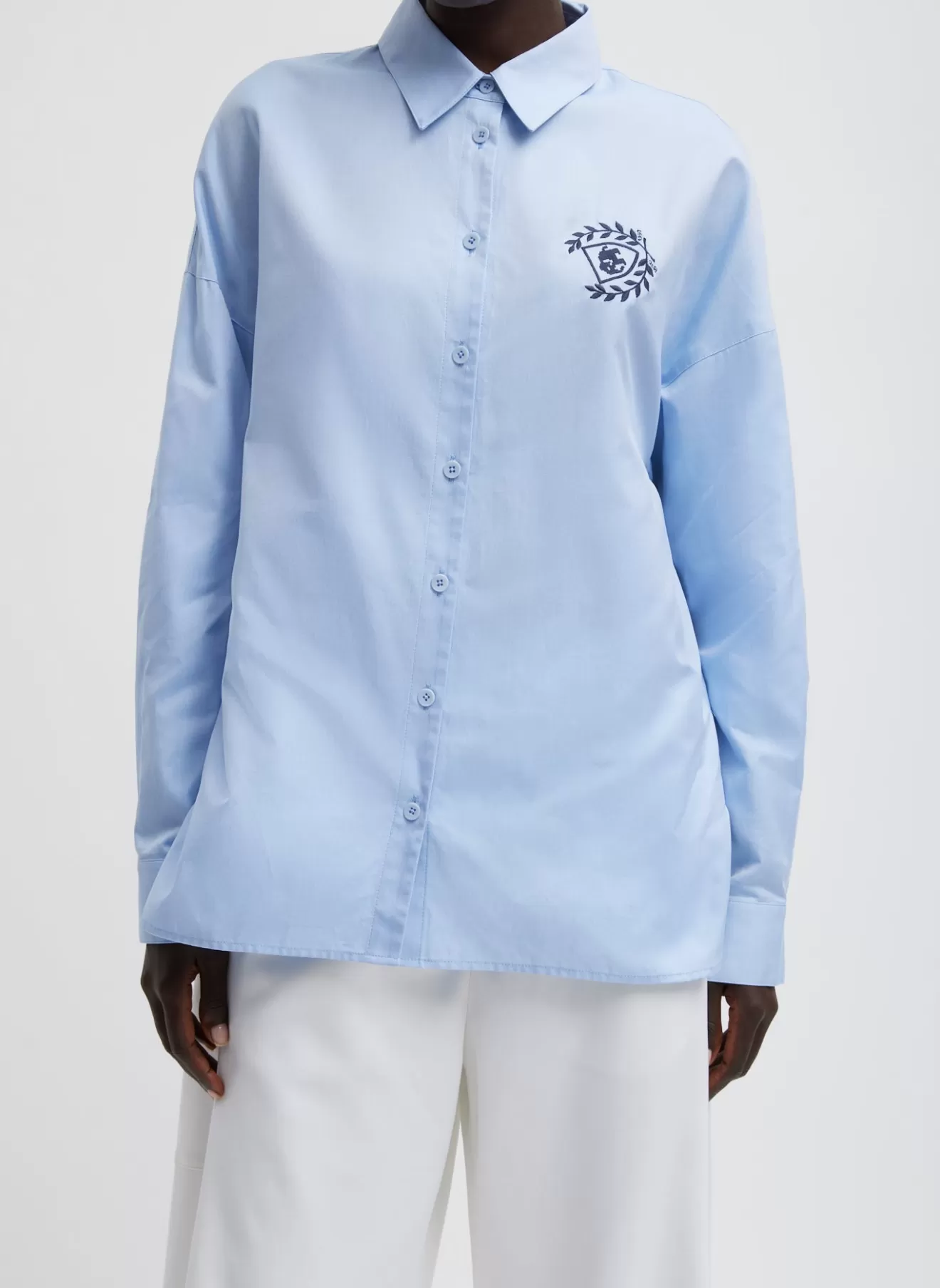 Best Sale Oxford Shirting Crest Gabe Oversized Shirt Tops