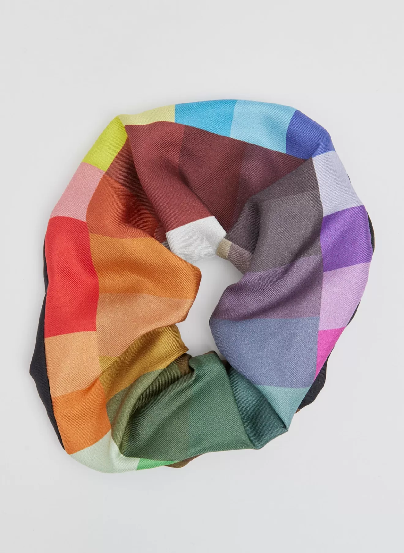 Store Silk Twill Color Wheel Scrunchie Fundamentals