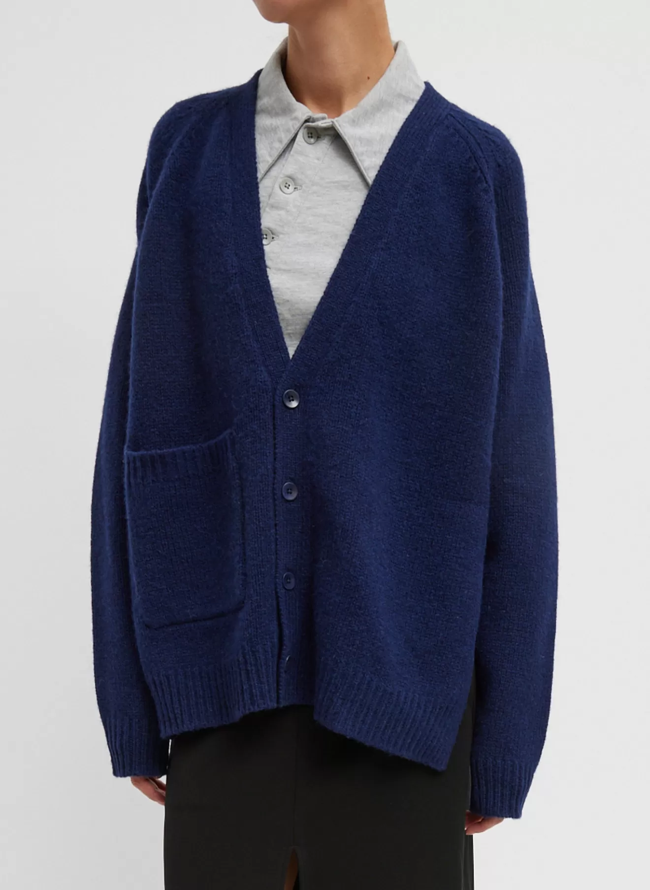 Best Sale Soft Lambswool Half Cardigan Knitwear & Sweatshirts