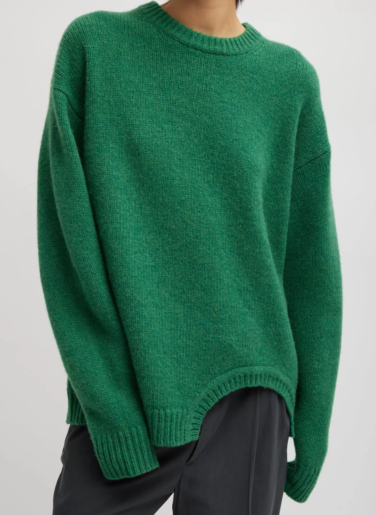 New Soft Lambswool Sweater With Cut Out Detail Knitwear & Sweatshirts