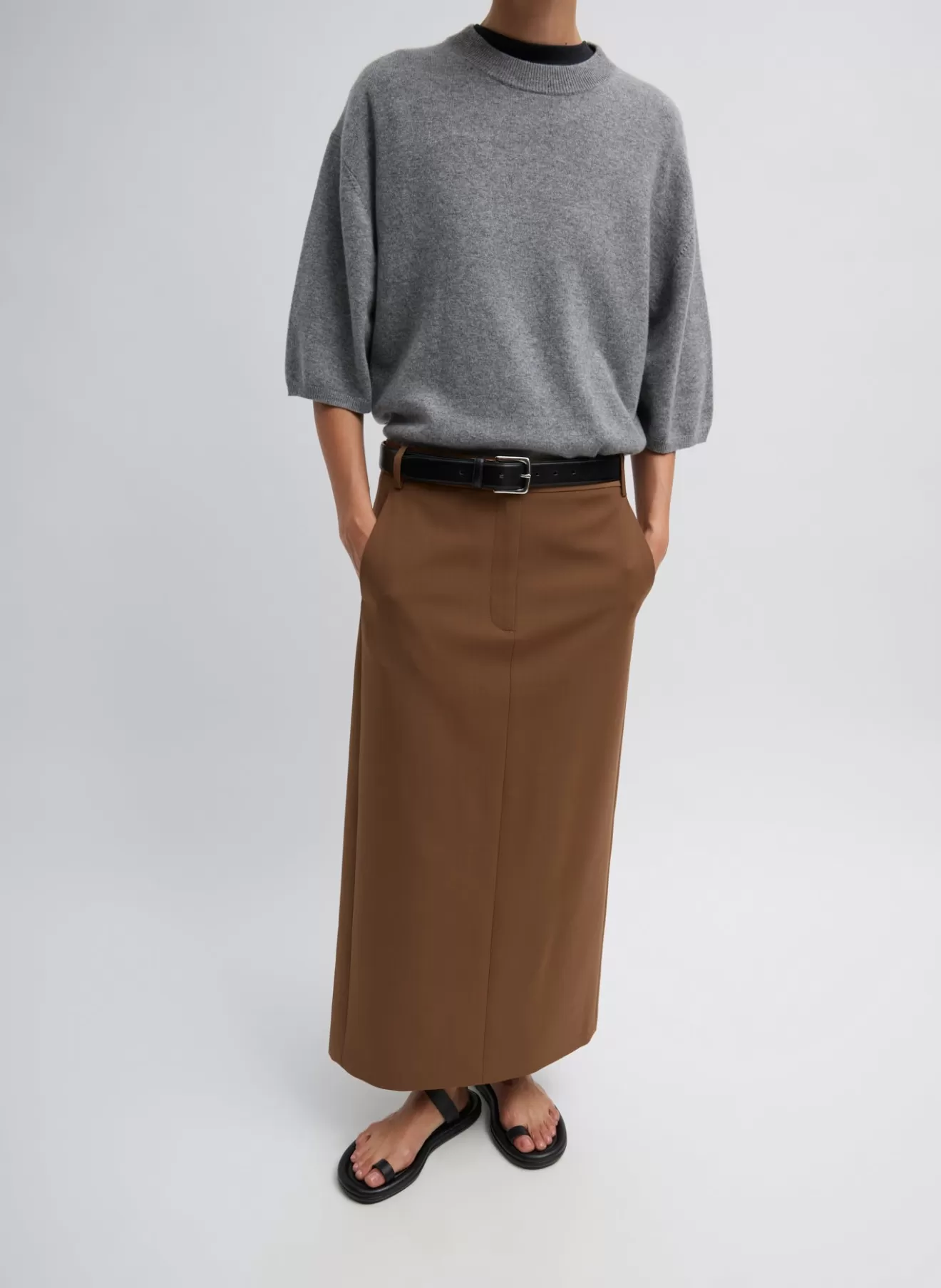 Discount Tropical Wool Maxi Trouser Skirt Suits | Skirts